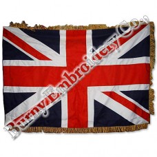 Flags & Banners Hands Embroidered Hanging Flags