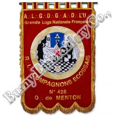 Flags & Banners Hands Embroidered Hanging Flags