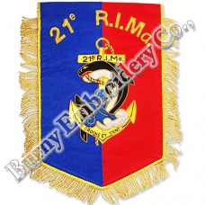 Flags & Banners Hands Embroidered Pennants