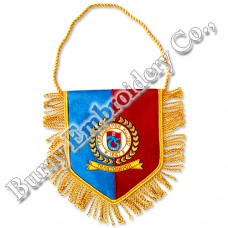 Flags & Banners Hands Embroidered Pennants